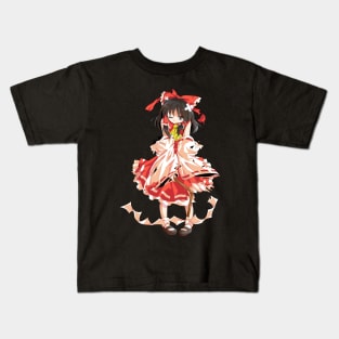 Reimu Injured Kids T-Shirt